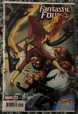 Buy Fantastic Four #20 Spider-Woman Variant Marvel Comics 2020 Sent In A CB Mailer • 5.99£