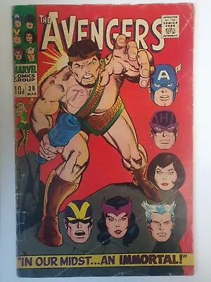 Buy 1967 Marvel Comics The Avengers #38 1st Meeting Hercules & Avengers  • 12£
