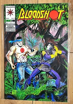 Buy Bloodshot #7  **1st App. Ninjak In Costume** 1993 Valiant Comic NM • 6.95£
