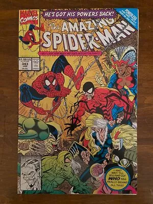 Buy AMAZING SPIDER-MAN #343 (Marvel, 1963) VF Scorpion, Black Cat • 5.57£