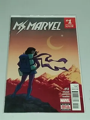Buy Ms Marvel #12 Nm+ (9.6 Or Better) December 2016 Marvel Now! Comics • 9.99£