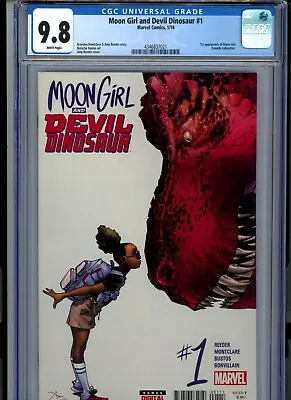 Buy CGC 9.8 Moon Girl And Devil Dinosaur #1 1st Appearance Of Moon Girl • 158.89£