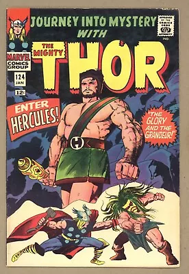 Buy Journey Into Mystery 124 FN- Hercules App! Thor Kirby 1966 Marvel Comics U619 • 43.54£