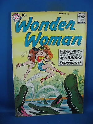 Buy Wonder Woman 110 Vg F 1959 Dc • 119.93£