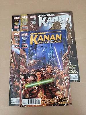 Buy Star Wars Kanan The Last Padawan  #1 2 4 5 & 10 Marvel  Comics  2015 / 2016 • 25£