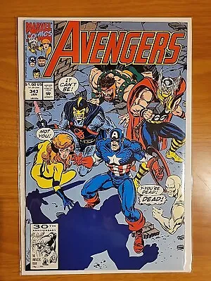 Buy AVENGERS #343 VF+ 1st Appearance Of The Gatherers  • 4.01£