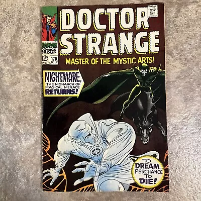 Buy Doctor Strange #170 - Nightmare Returns - 1968 - FN/VF 7.0 • 33.13£