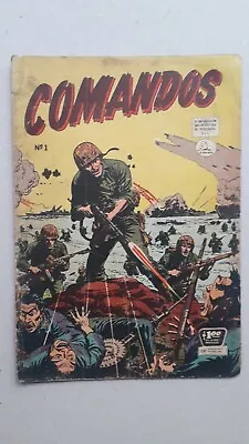 Buy Comandos #1 (1956) - Orig. Comic In Spanish - Mexico - Editorial La Prensa • 16.01£