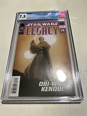 Buy Star Wars Legacy #16 Obi-Wan Kenobi CGC 7.5 2007 Dark Horse • 19.92£