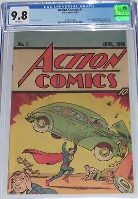Buy Action Comics #1 CGC 9.8 Superman Peanut Butter Reprints 1st Appearance Superman • 873.09£