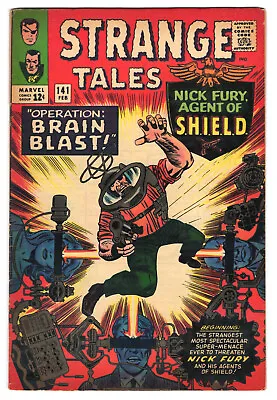 Buy Strange Tales #141 Very Good-Fine 5.0 Nick Fury SHIELD Doctor Strange 1966 • 14.38£