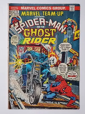 Buy Marvel Team-Up #15 Spider-Man Ghost Rider 1st App Origin Orb • 39.42£