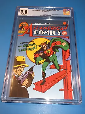 Buy All American Comics #16 Facsimile Reprint 1st Green Lantern Key CGC 9.8 NM/M • 54.43£
