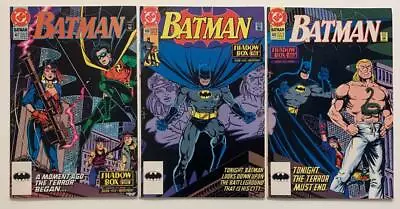 Buy Batman #467,468 & 469 Shadow Box All 3 Parts (DC 1991) VF & NM Condition Issues. • 12.38£