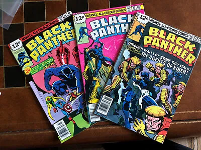 Buy Black Panther / Marvel Comics / 1978-9 / Volume 1 / Issues 12,13 And 14 • 20£