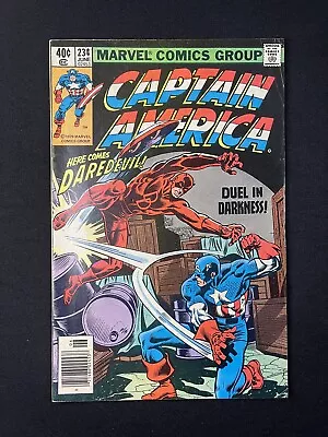 Buy Daredevil The Man Without Fear #43 Battle Cover W/ Captain America! Marvel 1968 • 27.67£