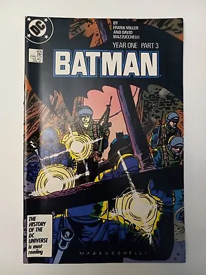 Buy BATMAN #406 (DC 1987) Year One Part 3 Frank Miller - Selina Kyle Catwoman • 11.19£