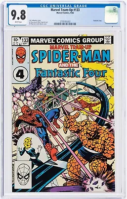 Buy Marvel Team-Up #133 CGC 9.8 White Pages Spider-Man & Fantastic Four 4 Dr. Doom • 179.75£
