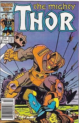 Buy Thor (Mighty) #377,  Vol. 1 (1966-1996, 2009-2011) Marvel Comics, Newsstand • 6.22£