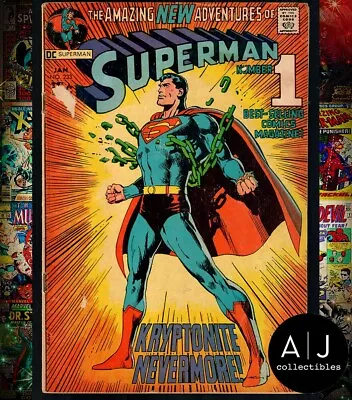Buy Superman #233 VG 4.0 Classic Neal Adams Cover  Kryptonite Destroyed • 60.28£