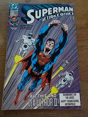 Buy DC COMICS Warner Bros SUPERMAN IN ACTION COMIC #672 1991 • 9.99£