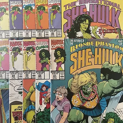 Buy Sensational She-Hulk #21 22 23 24 25 26 27 28 29 & 30 (Marvel) Lot Of 10 Comics • 102.73£