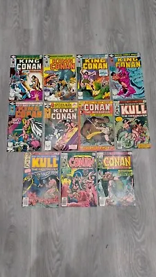 Buy X11 Conan The Barbarian Marvel Comics Bundle - 74 73 29 26 11 8 6 5 4 2 1 Lot  • 30£