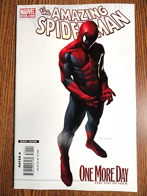 Buy Amazing Spider-man #544 Djurdjevic Variant Cover One More Day 1st Print Marvel • 9.48£
