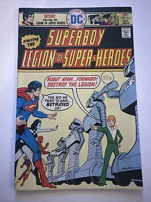 Buy SUPERBOY #214 (DC 1976) FN/ VFN Condition Bronze Age Comic • 3.95£