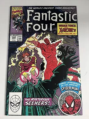 Buy FANTASTIC FOUR #342 VF Cameo Spider-Man :) • 3.19£