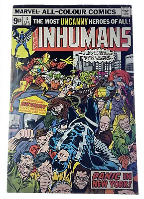 Buy The Inhumans #3 Marvel Comics Feb 1975 1st Shatterstar George Perez Art • 9.95£
