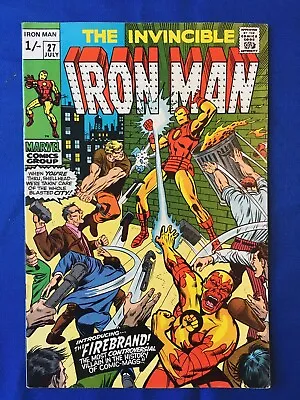 Buy Iron Man #27 VFN- (8.0) MARVEL ( Vol 1 1970) 1st App Firebrand • 42£