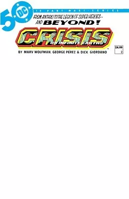 Buy Crisis On Infinite Earths #2 (Of 12) Facsimile Edition Blank Variant • 3.15£