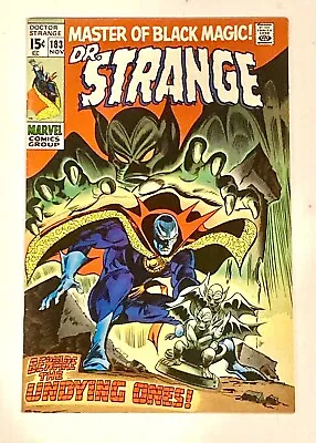 Buy Marvel DOCTOR STRANGE  #183 1969 7.0 F/VF🔑 1st Undying Ones, Final Issue • 55.31£