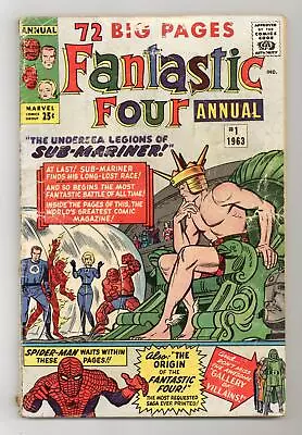 Buy Fantastic Four Annual #1 FR/GD 1.5 1963 • 90.92£