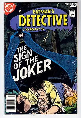 Buy Detective Comics #476 9.0 Classic Joker Story 1978 Ow Pages • 65.93£