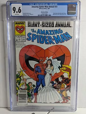 Buy Amazing Spider-Man Annual #21 Newsstand CGC 9.6 WP • 67.96£