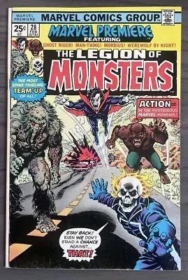 Buy Marvel Premiere (1976 Marvel) #28  1st Legion Of Monsters! • 91.94£