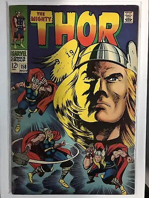 Buy Thor#158 Silver Age Marvel Key Classic Kirby Cvr Origin Key Low To Mid Grade • 27.66£