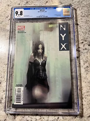 Buy NYX #3 CGC 9.8 (Marvel Comics 2004) First Appearance Of Laura Kinney X-23 • 1,185.91£