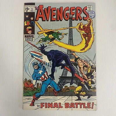Buy The Avengers #71 1969 FN/VF Cent Copy 1st App Of The Invaders Black Knight Joins • 144£