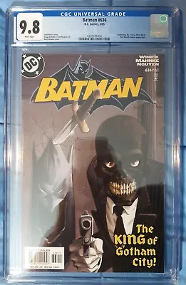 Buy Batman (1940) #636 CGC 9.8 Under The Hood • 59.58£