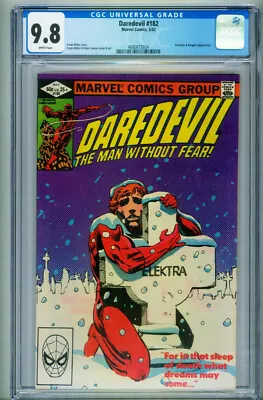 Buy DAREDEVIL #182 CGC 9.8--ELEKTRA--FRANK MILLER--comic Book--4080875024 • 132.41£