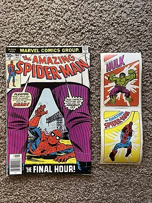 Buy Amazing Spider-Man #164 (1976) AND 2 Stickers! Marvel Comics • 11.87£