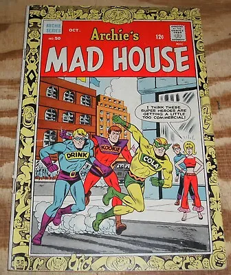 Buy Archie's Mad House #50 Vg/fn 5.0 • 5.60£