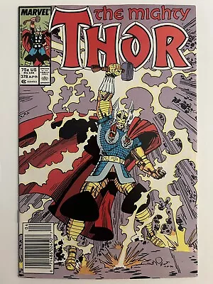 Buy The Mighty Thor #378 Debut Of Love And Thunder Battle Armor Newsstand 1987 NM • 19.71£