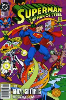 Buy Superman: The Man Of Steel #15 Newsstand Cover (1991-2003) DC • 5.67£