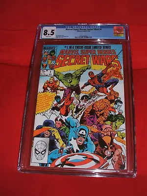 Buy Marvel Super Heroes Secret Wars 1 Cgc 8.5 White Pages • 99.99£