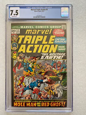 Buy Marvel Triple Action #6 CGC 7.5 1972  • 51.78£
