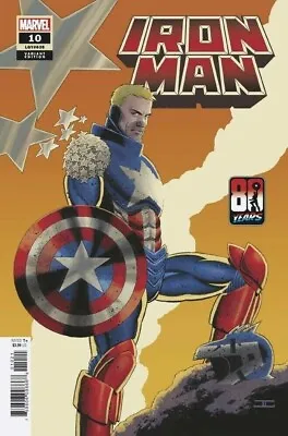 Buy IRON MAN (2020) #10 - Captain America 80th Variant - New Bagged • 5.99£